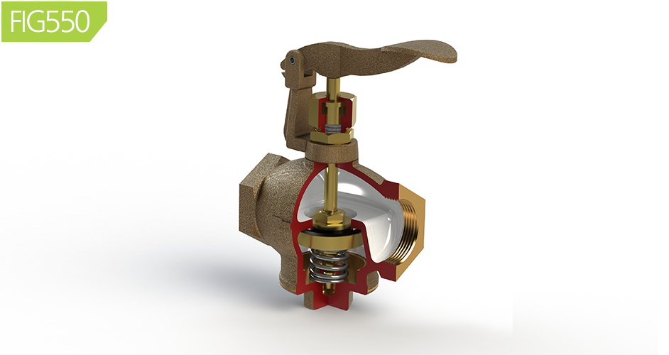 FIG550 Pedal Operated Globe Valves